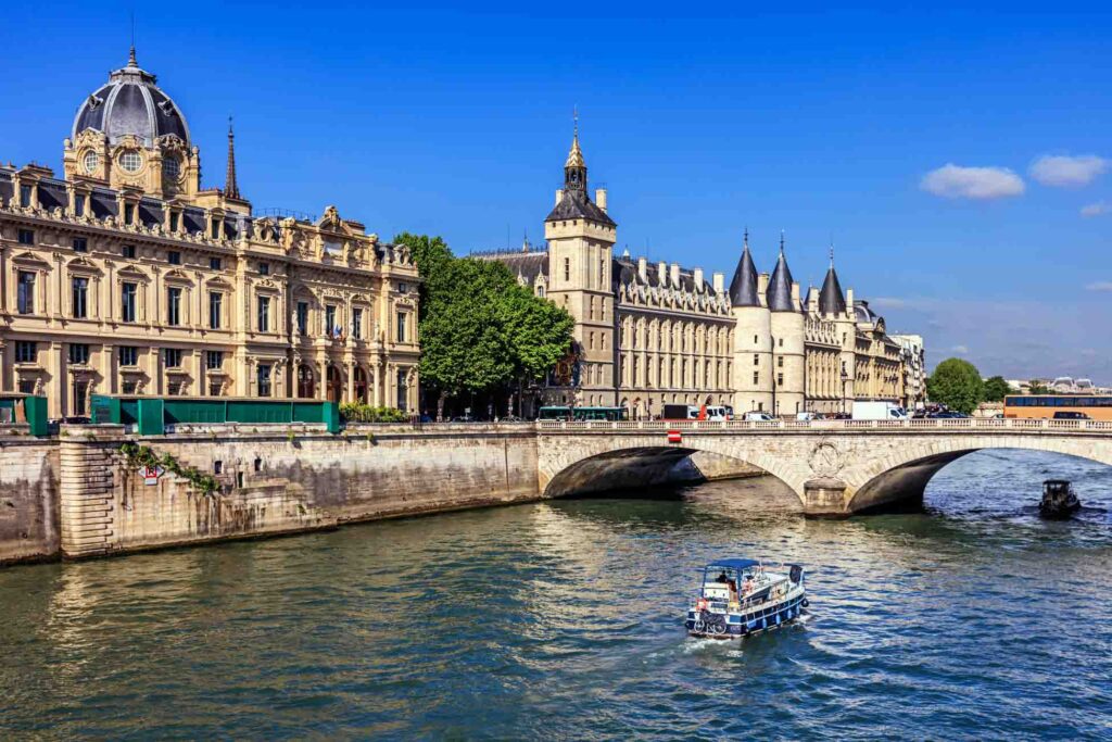 Conciergerie Castle along the Seine River