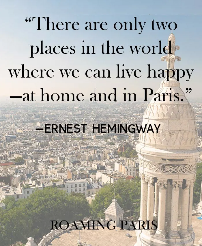 Quote about Paris