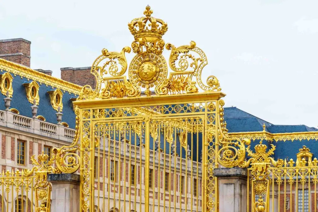 Golden gate at Versailles Palace
