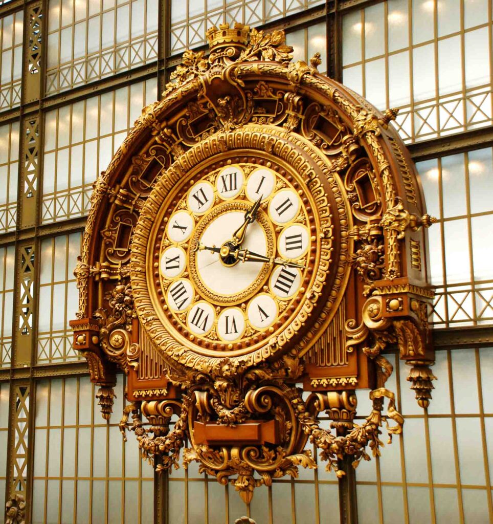 Musee D'Orsay clock in Paris