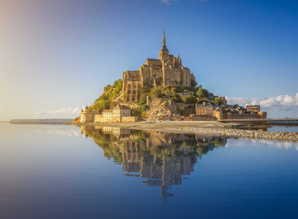 Panoramic view of Mont Saint-Michel