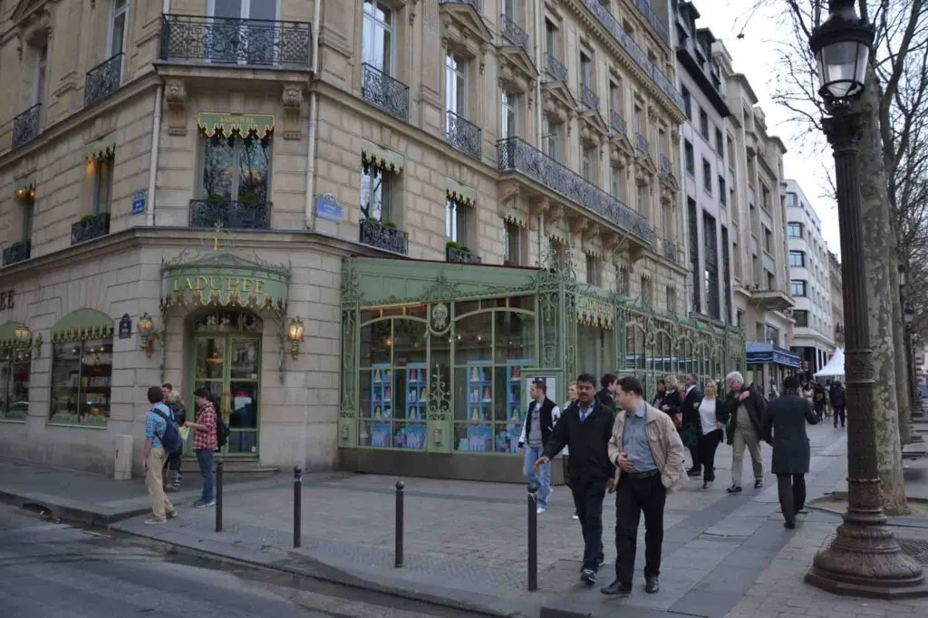 Ladurée Cafe is a popular Traditional Parisian Brunch Spot