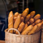Basket full of baguettes