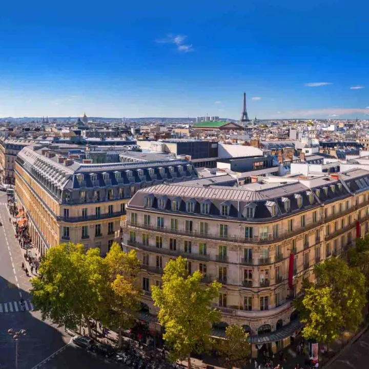 View of Opera Garnier from Galeries Lafayette