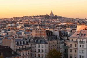 View of Sacre-Coeur from Pompidou Centre