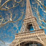 Eiffel Tower in a sunny winter day