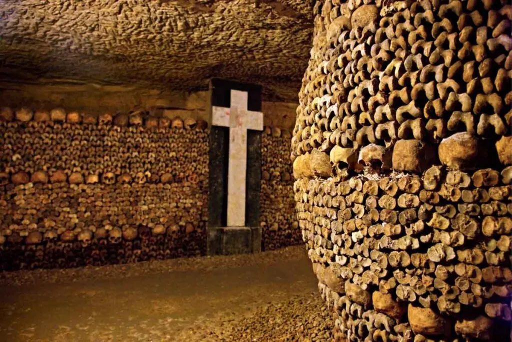 Visit the Exciting and spooky Catacombs of Paris for a one of a kind experience of Paris on a rainy day