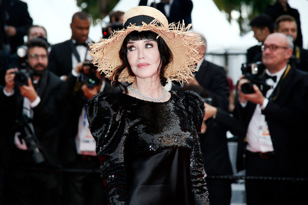 Isabelle Adjani in her movie premiere in Cannes