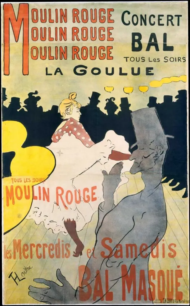 Moulin Rouge: La Goulue is one of the famous works of French artist Henri de Toulouse-Lautrec