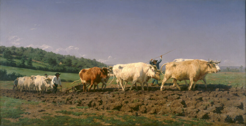 French Realist Painter Rosa Bonheur's  Labourage Nivernais is one of her most famous paintings