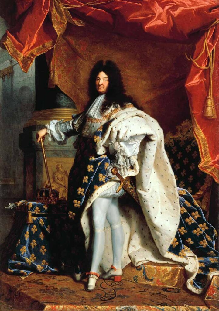 Portrait of Louis XIV is a famous baroque oil painting by Hyacinthe Rigaud