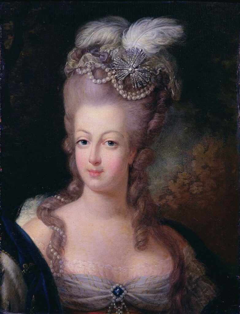 Infamous queen of France Marie Antoinette