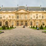 Elegant facade of Musée Carnavalet in Paris