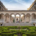 Main Courtyard of the Hotel Dieu in Paris near Notre-Dame