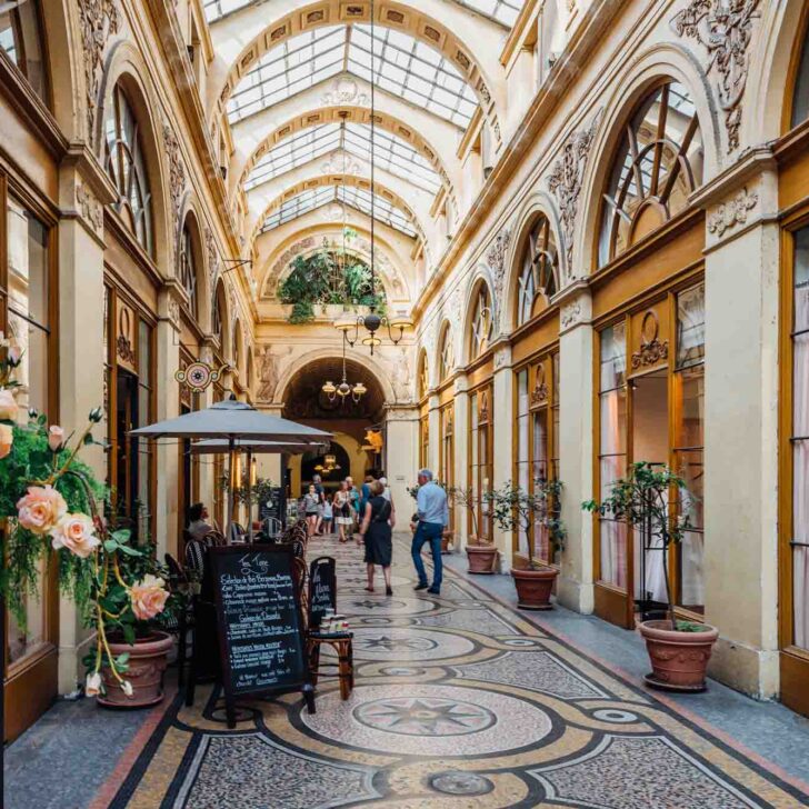 Galerie Vivienne is one of the covered passages of Paris