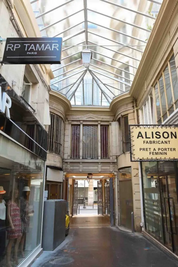 Passage du Caire is the oldest covered arcade in Paris