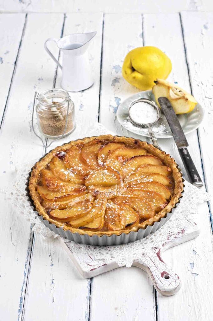 French pastry with apple - Tart aux Pommes