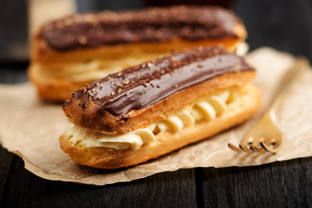 One Paris food you cannot miss out on is an éclair