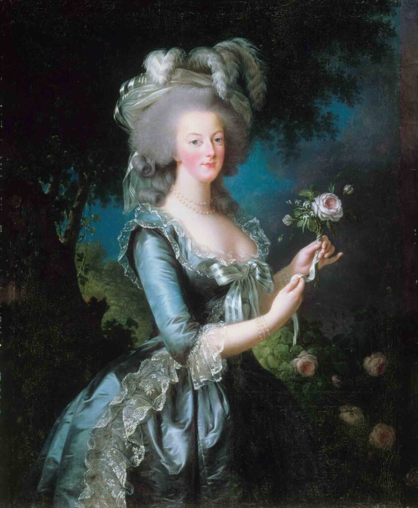 Marie Antoinette with the Rose by Élisabeth Louise Vigée le Brun