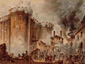 The Storming Of The Bastille by Jean-Baptiste Lallemand