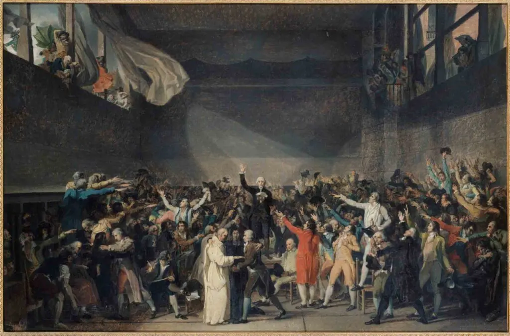 Tennis Court Oath by Jacques-Louis David